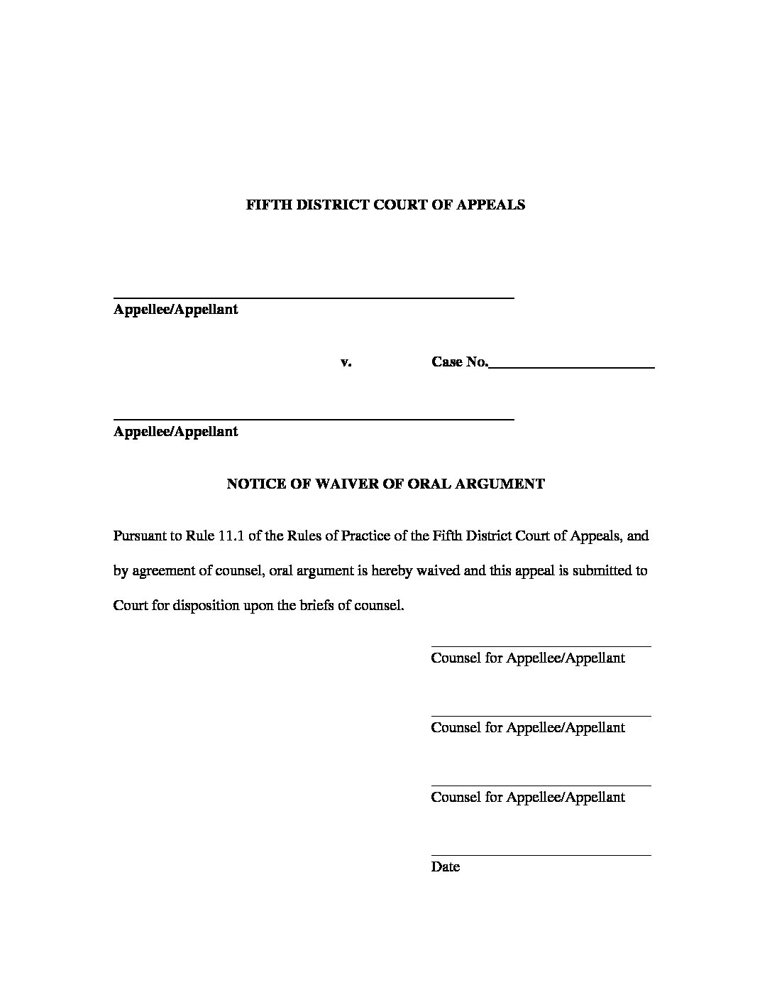 appeal oral argument sample